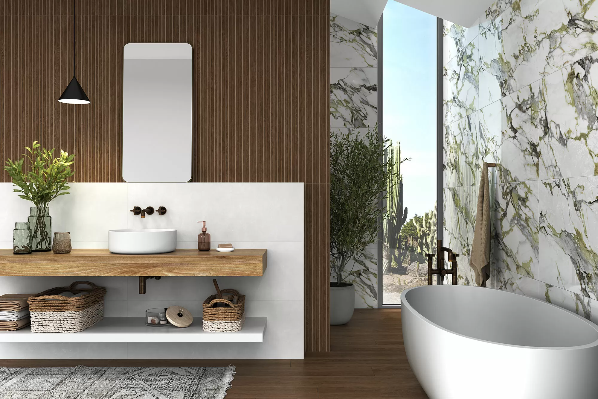 Плитка Timber Panel Natural 40х120