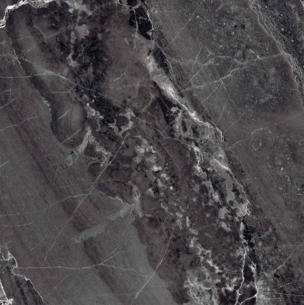 Керамогранит Primavera Titan Black 60x60 см (PR115) черный мрамор