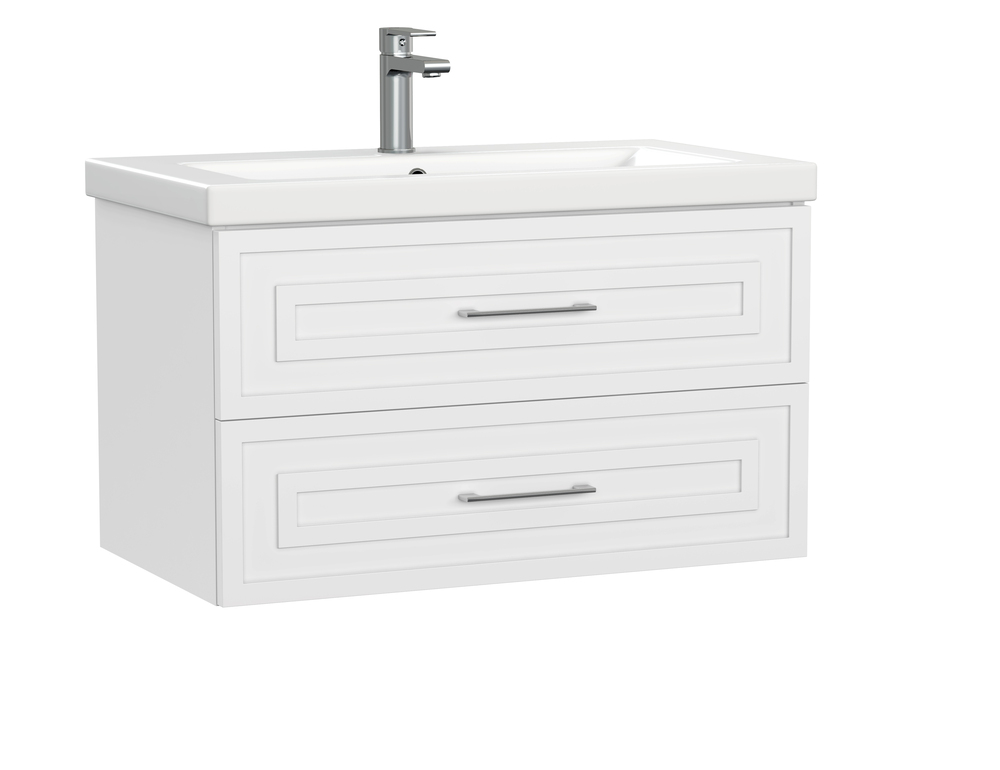 Тумба CLASSIC 80 белый матовый (Cersanit)