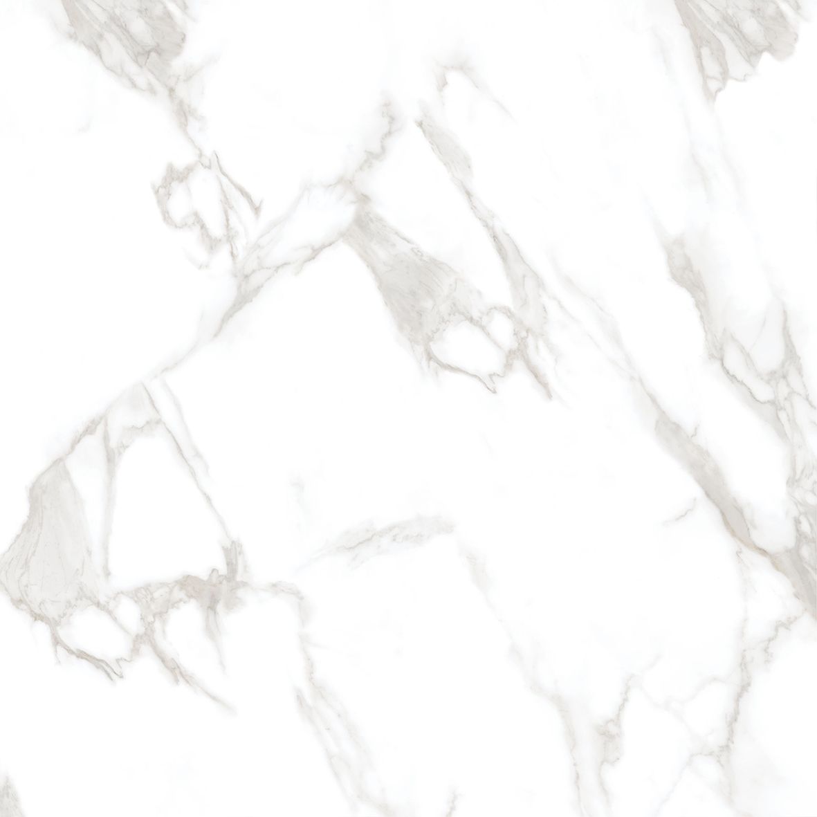 Statuario Perfect Silver Керамогранит белый 80х80 Полированный