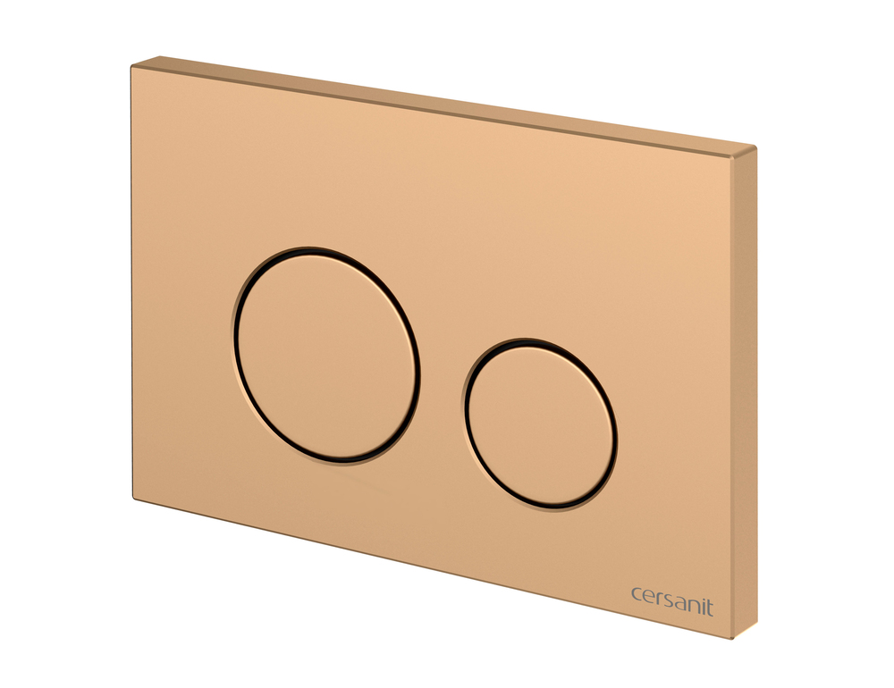 Кнопка TWINS пластик золотой матовый (Cersanit)