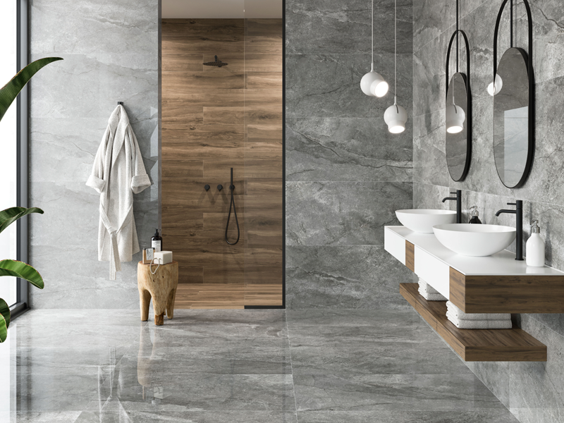 Гранит керамический матовый WELLS Ash MAT 90x90х1,05 см