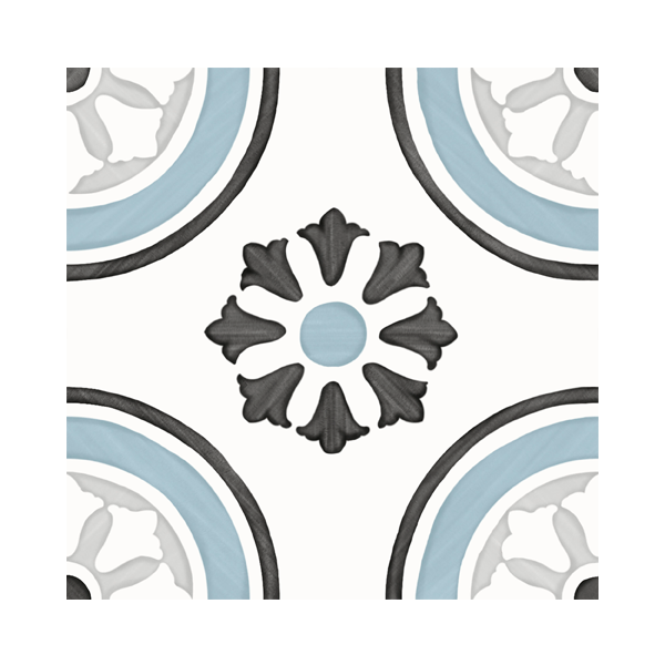 Гранит керамический 31085 TANGER Blue Dhalia 12,3x12,3 см