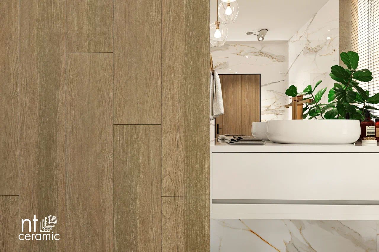 Керамогранит NTT92313M Wood Honey Mat 20x120