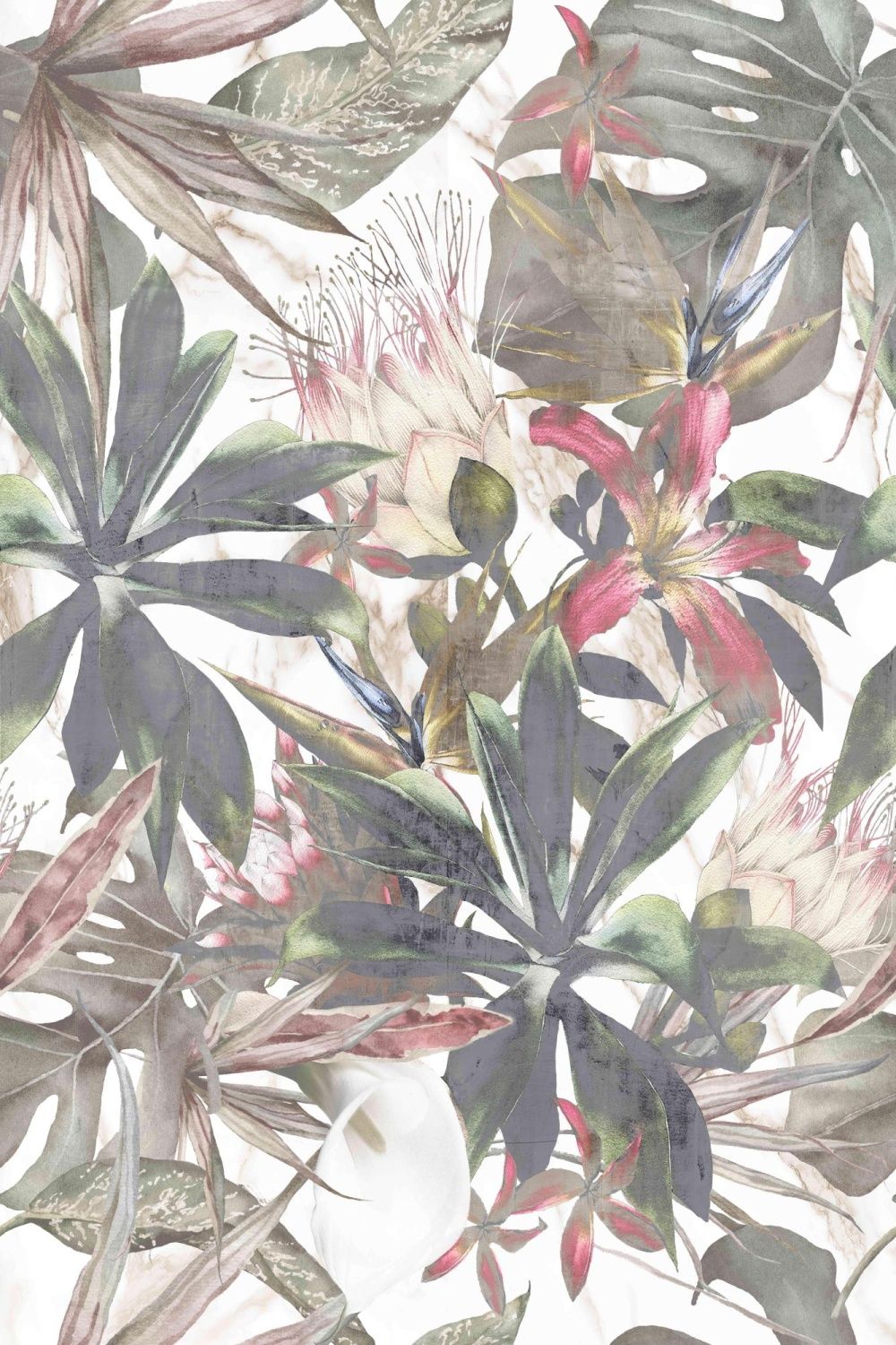 Плитка Shine flower 30х90 Creto