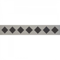 Бордюр для фальш-октагона под вставки 4.7*4.7 белый (001) 60*8,6, Keramark