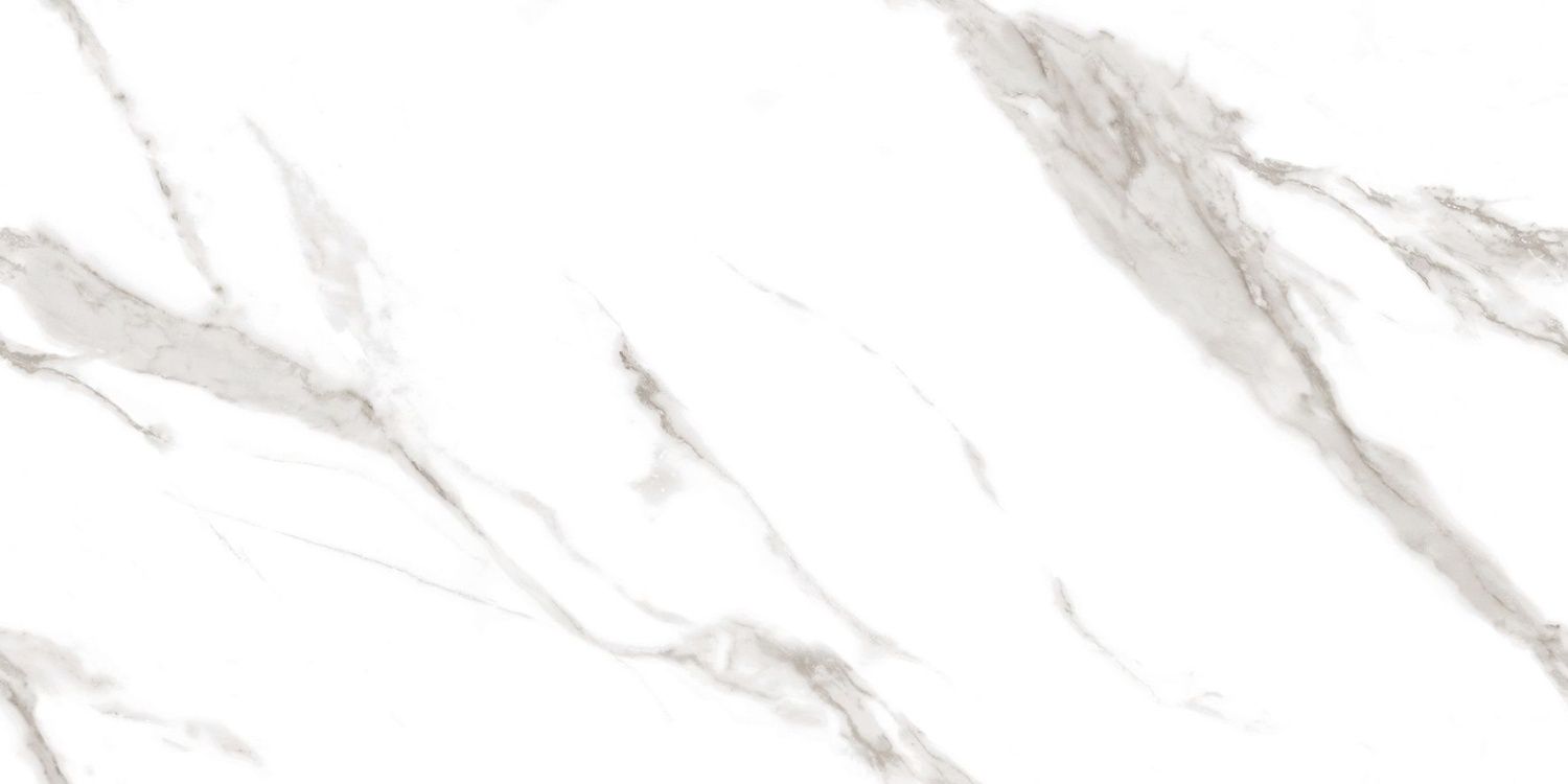 Calacatta Sharp Silver Керамогранит белый 60х120 Полированный