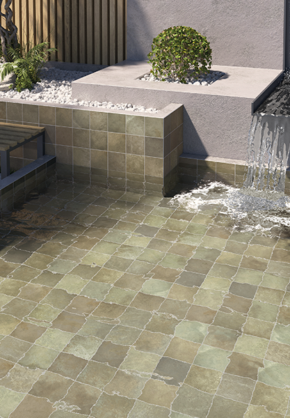 Гранит керамический 31558 SPA&POOLS Jungle MATT 15х15 см (Equipe) для спа, бассейна