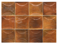 Плитка керамическая настенная 30029 HANOI ARCO Burnt Red 10x10 см (98 кор./палл.) (Equipe) - настенная глянцевая керамическая плитка 10х10 см