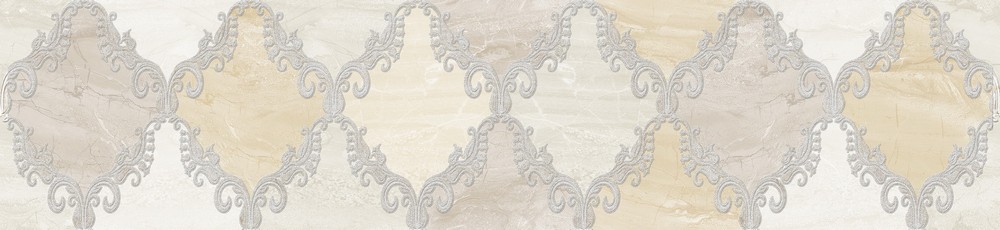 Дубай бежевый 115x500 фриз