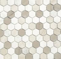 Шестиугольная мозаика Pietra Mix 3 MAT hex 18x30x6 (Caramelle Mosaic)