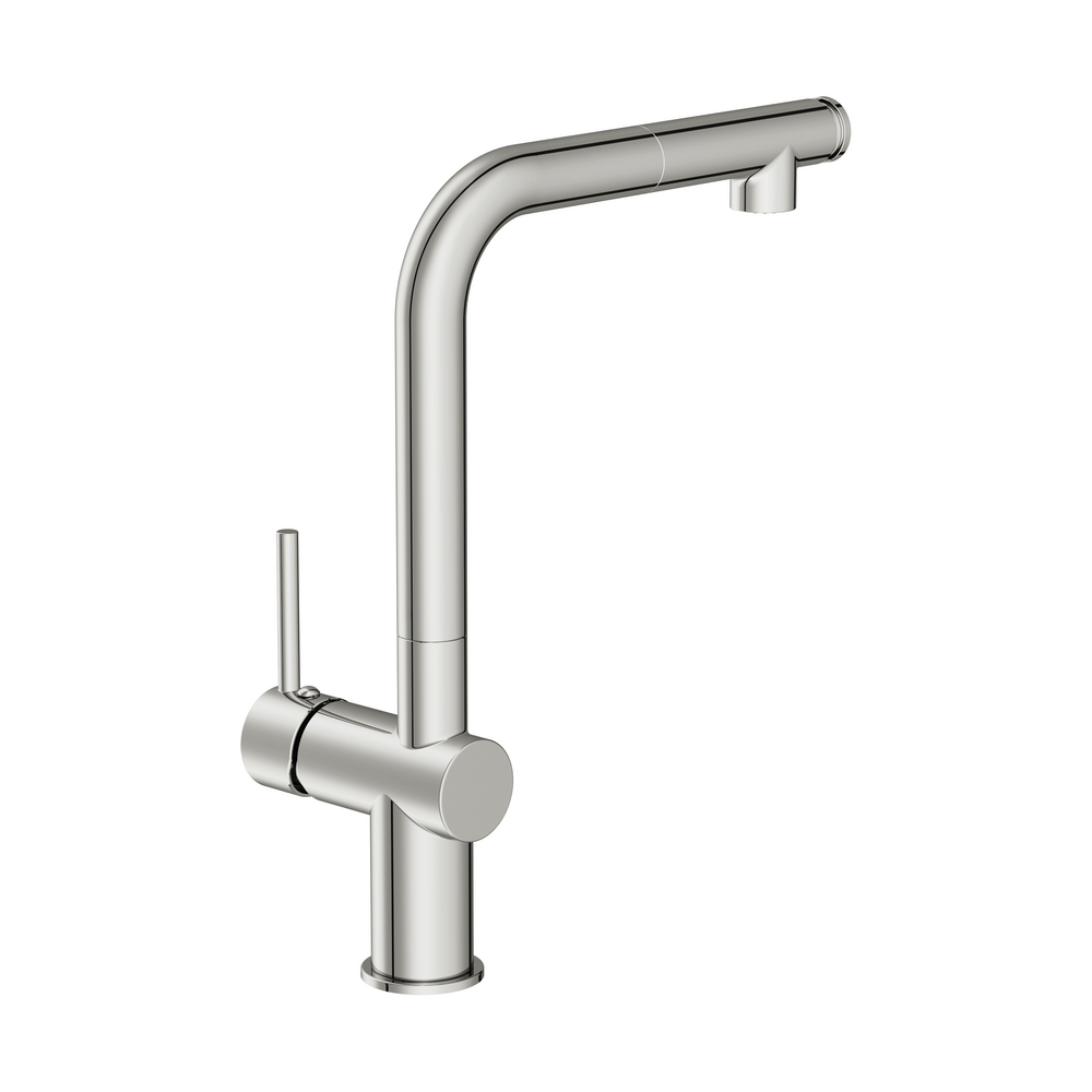 Смеситель для кухни FLAVIS с выдвижным изливом два режима хром