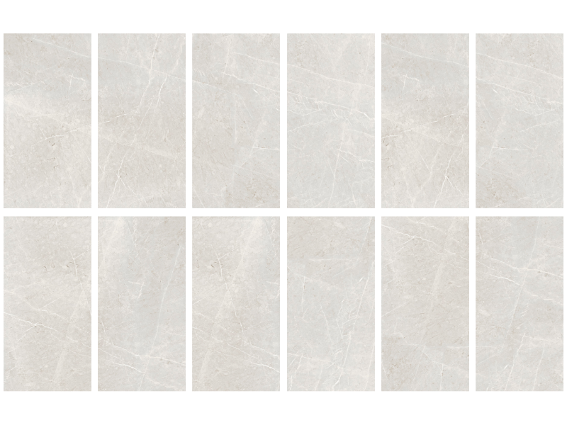 Гранит керамический K-2201/LR SKALA White 60x120х1 см Kerranova