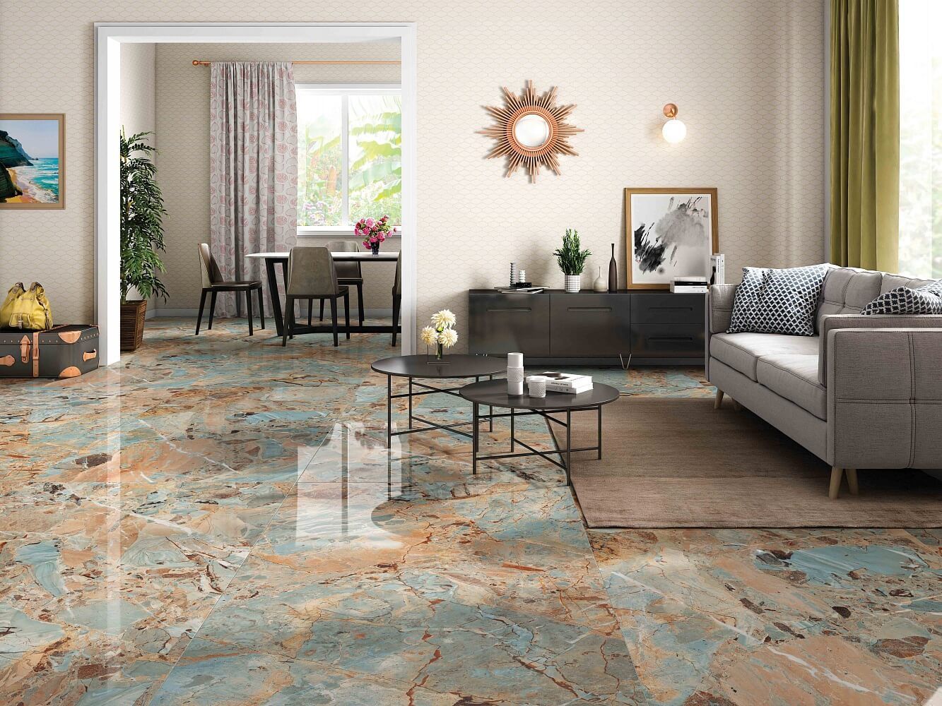 Керамогранит Breccia Fantastico Sky 80х160 Creto