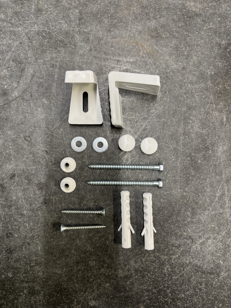 Комплект креплений унитаза к полу угловой