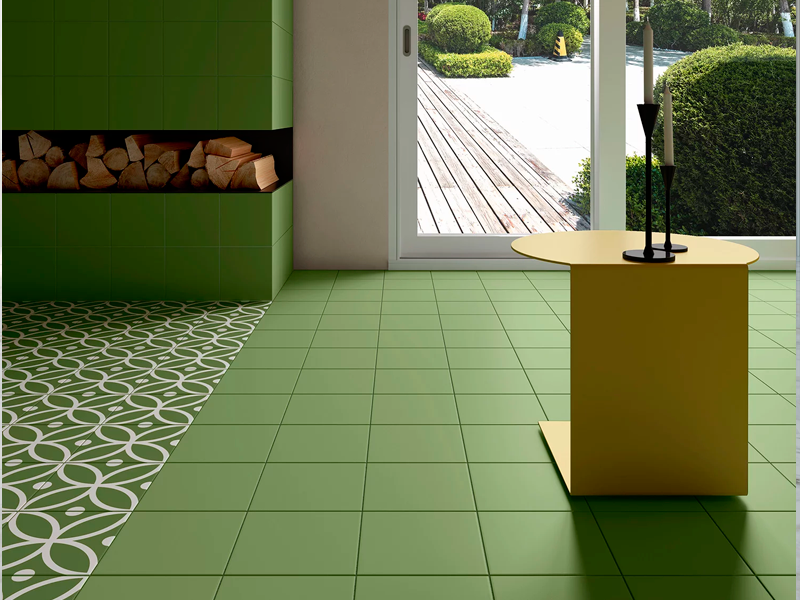 Гранит керамический 30716 RIVOLI Green 20x20 см