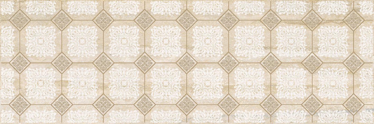 Glossy Декор бежевый 20х60