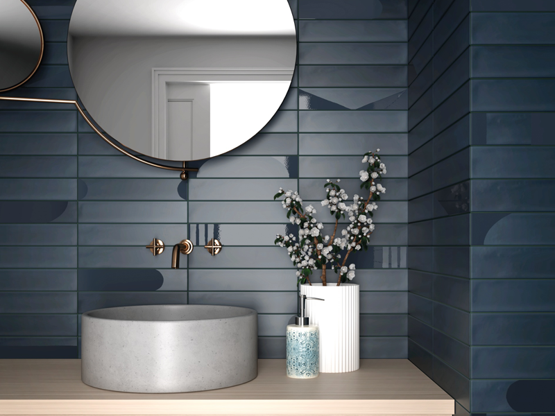 Керамогранит 30056 WADI Indaco 6x30 см (Equipe)