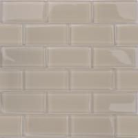 Стеклянная мозаика Impressioni Mattoni Beige 50x100 (Caramelle Mosaic), кирпичики 5х10 см