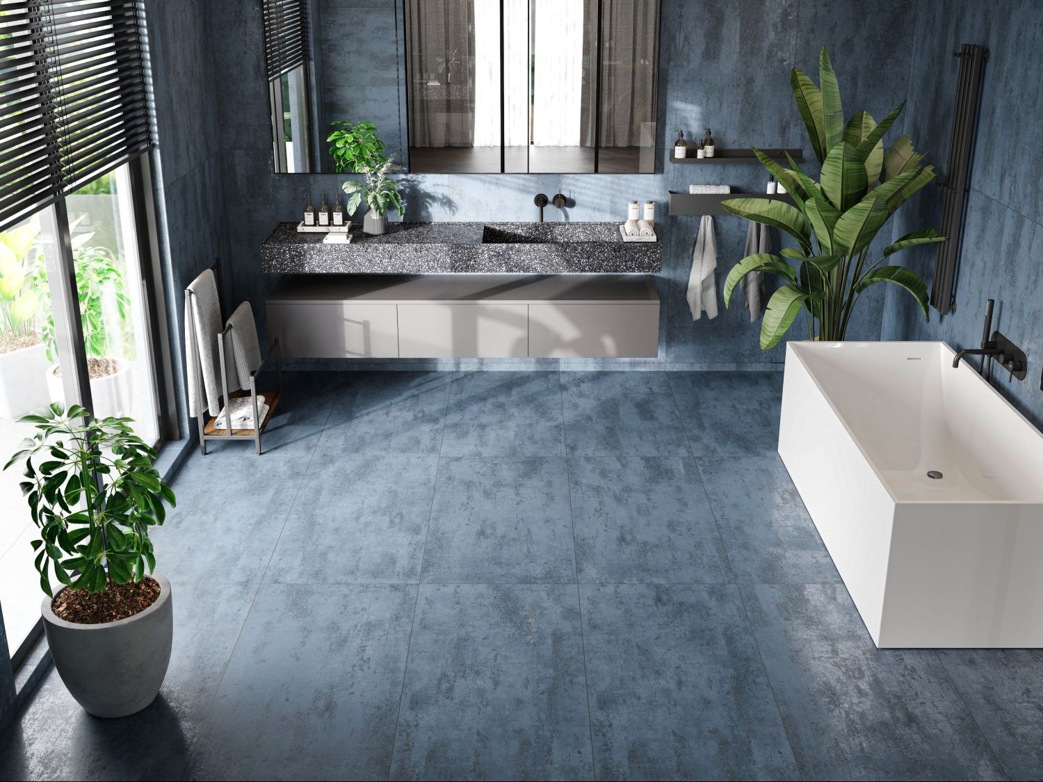 Керамогранит NTT99608M Metallic Azul 60x120