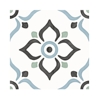 Гранит керамический 31086 TANGER Blue Garden 12,3x12,3 см