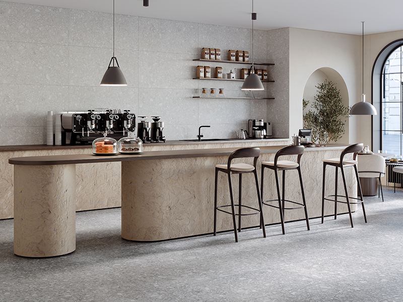 Гранит керамический K-2110/MR MOLEKULA White 60х120х1 см