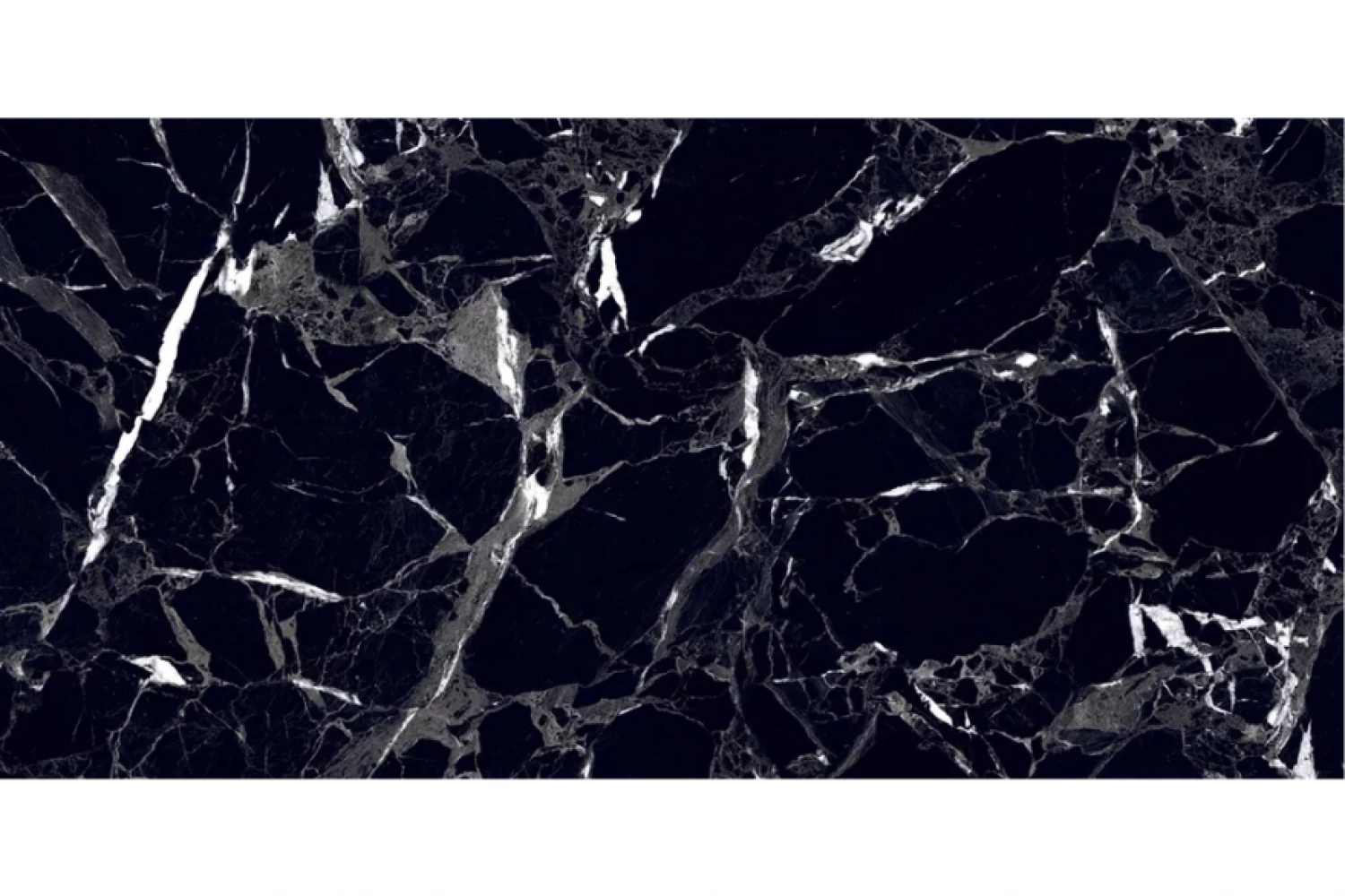 Керамогранит AM22-17 Ella Black High черный мрамор 120х60