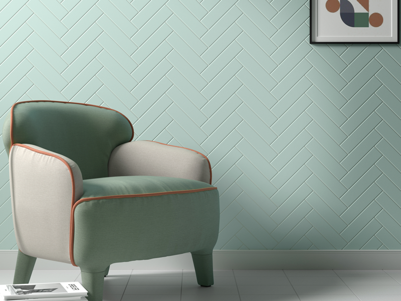 Плитка керамическая настенная 28458 COSTA NOVA Aloe Matt 5x20 см (108 кор./палл.) (Equipe)