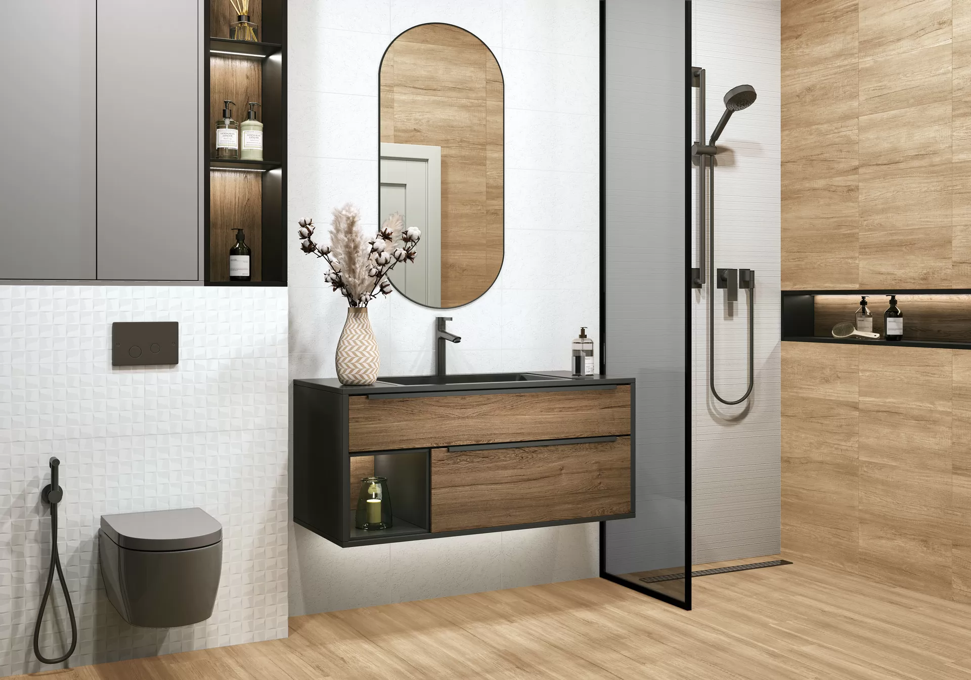 Плитка настенная Miloni TWU2550MLN00 249x500 Alma Ceramica