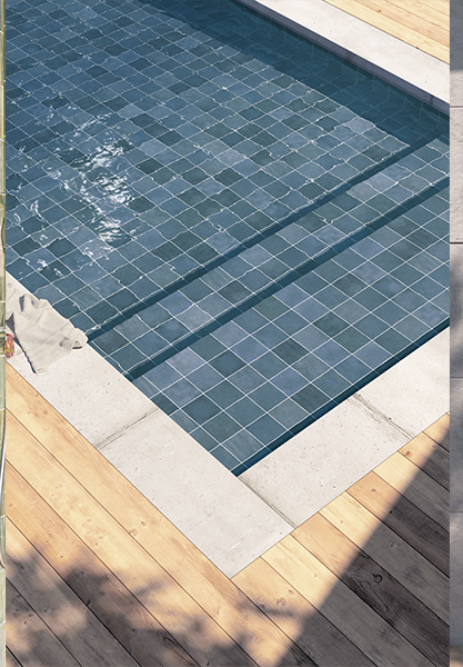 Гранит керамический 31565 SPA&POOLS Colonial Blue 15х15 см (Equipe) для спа, бассейна