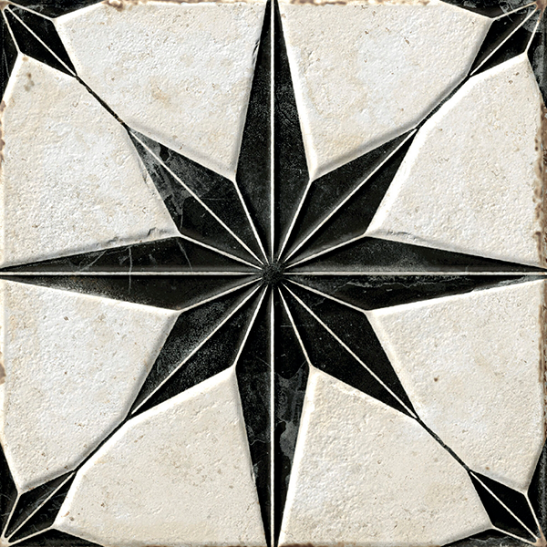 Гранит керамический 40465 FS STARLIGHT Black LT 22,3x22,3x0,9 см