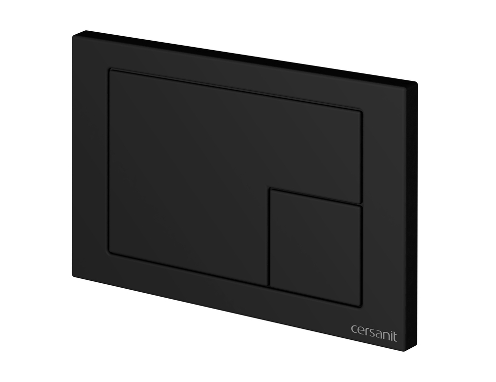 Кнопка CORNER пластик черный матовый (Cersanit)