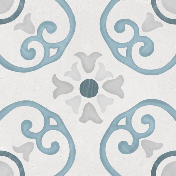 Гранит керамический 36517 SIROCCO BLUE DHALIA 22,3х22,3х0,9 см