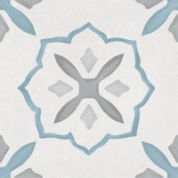 Гранит керамический 36154 SIROCCO BLUE CROSS 22,3х22,3х0,9 см