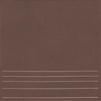 Амстердам 4 ступени 298*298 (коричневый, неглазурованный)