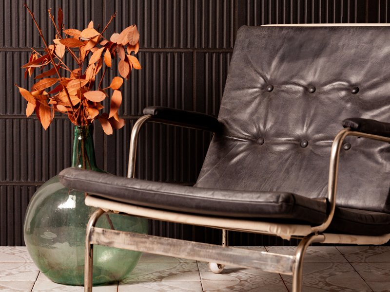 Плитка керамическая настенная FS LOFT Black 20х40x1,03 см