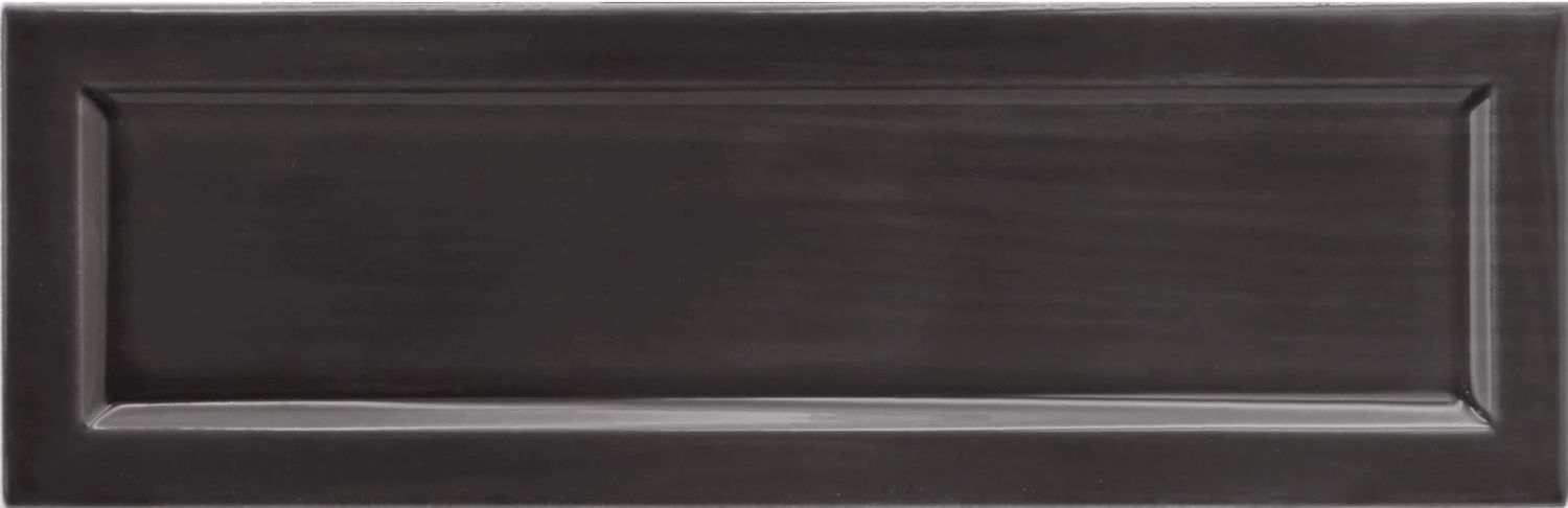 Equipe Island Настенная керамическая плитка Frame Black 6.5x20 глазурованный глянцевый