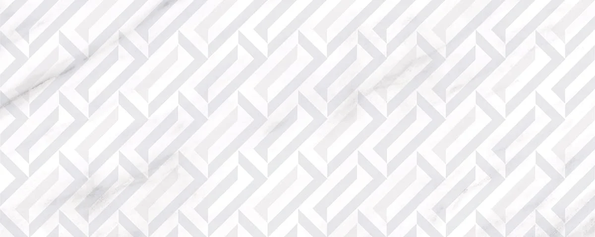 Настенная плитка Azori 508811101 Alpi Geometria 50.5x20.1 белая глянцевая геометрия