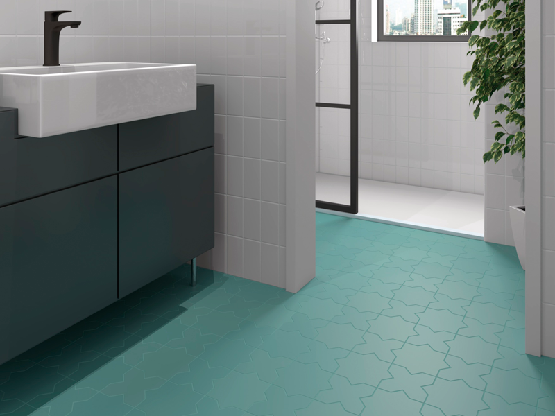 Гранит керамический 30616 PORTO CROSS Jade 12x12х0,9 см