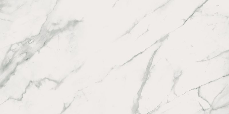 Керамогранит Meissen Keramik Calacatta Marble белый полированный ректификат 59,8x119,8 CLM-GGP054