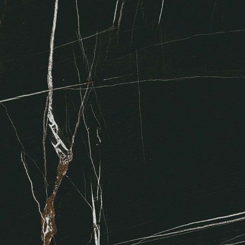 Керамогранит Meissen Keramik Desert Wind полированный черный ректификат 79,8x79,8 A16465