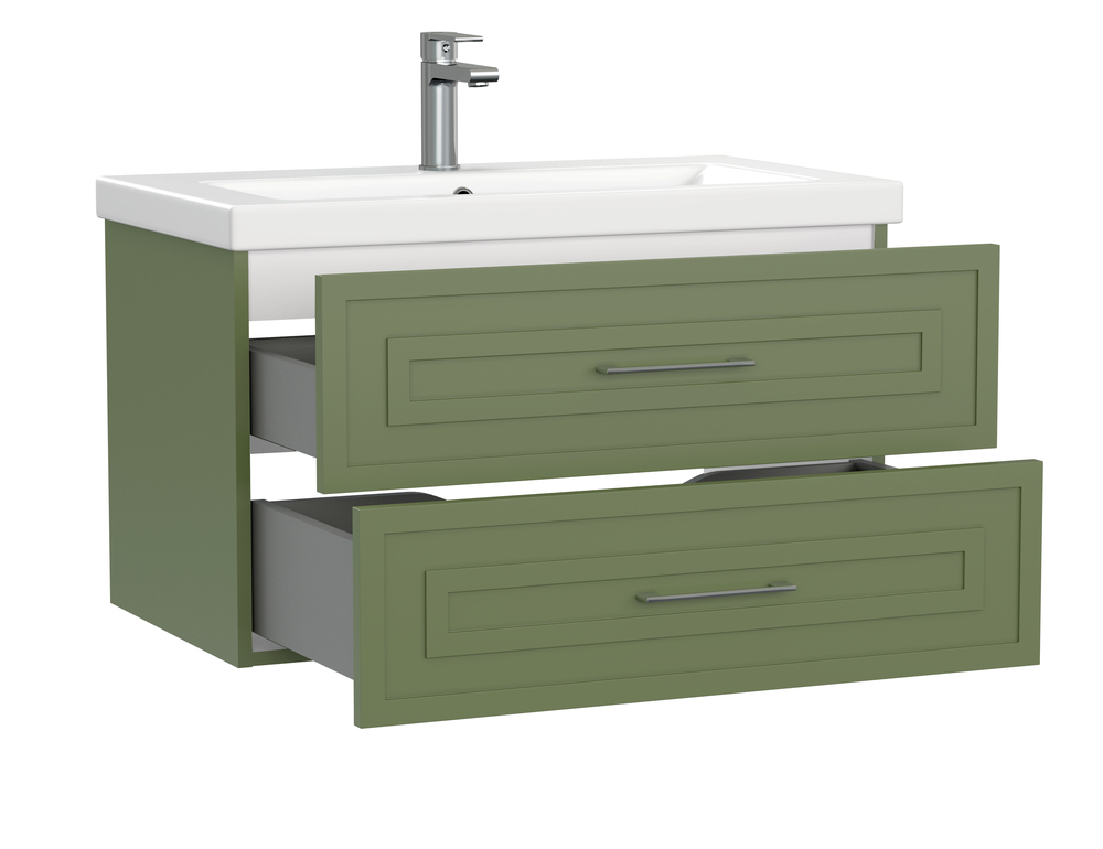 Тумба CLASSIC 80 зеленый матовый (Cersanit)