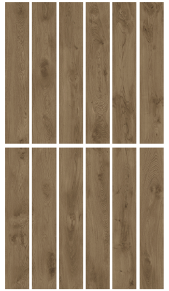 Гранит керамический K-2304/SR DUBRAVA Brown 20х120х1 см