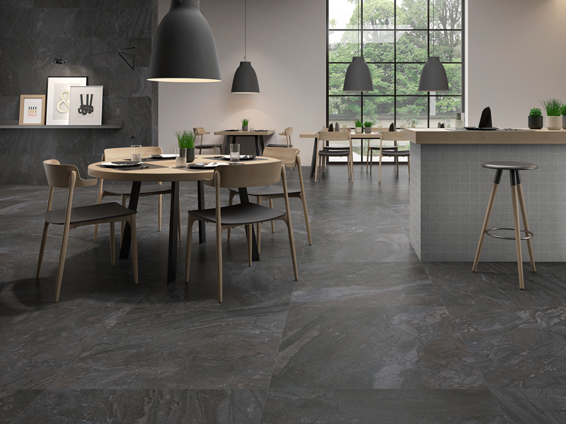 Гранит керамический CR.MANAOS Dark (N) 90x90х0,9 см (новый пакинг)