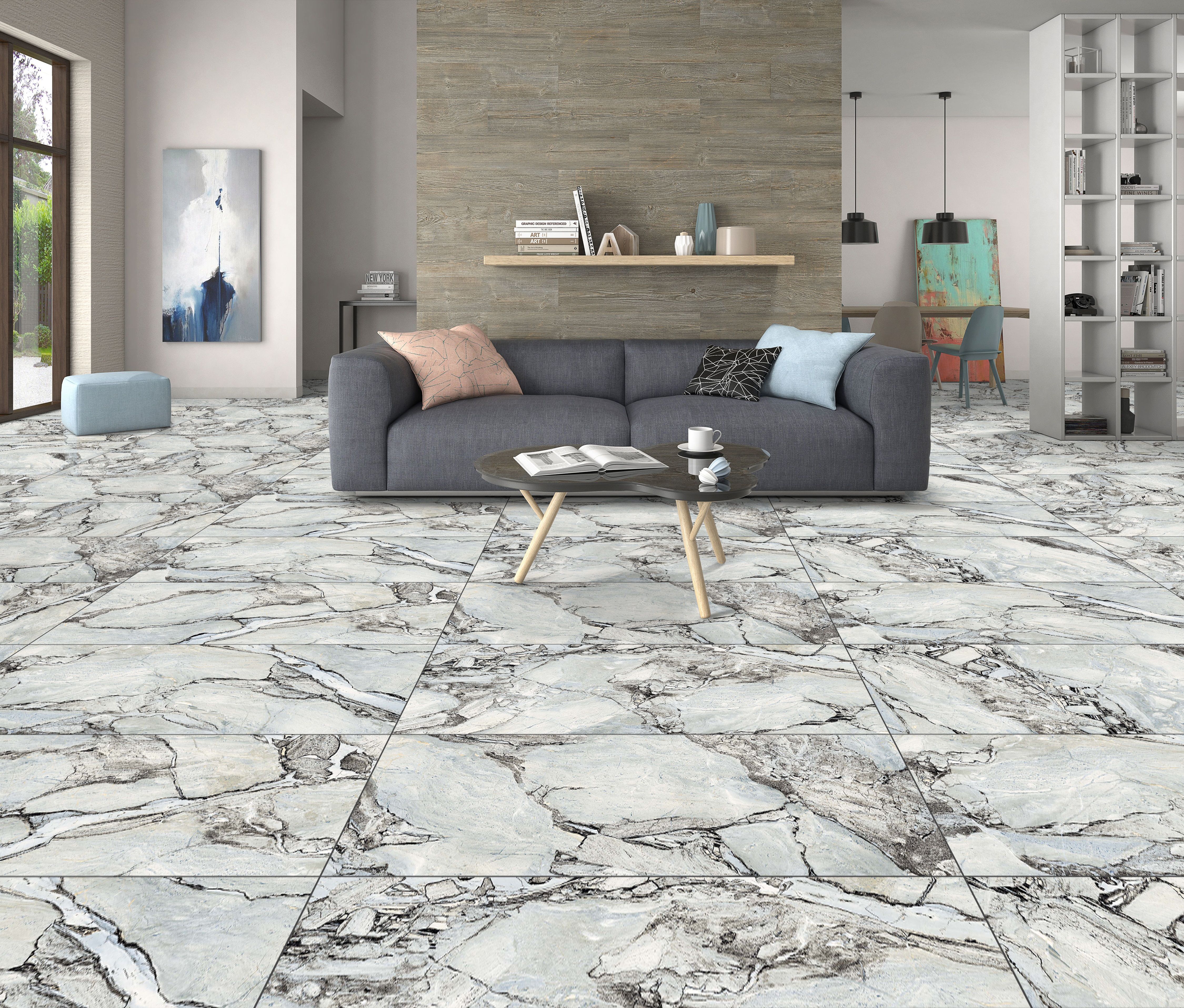 CR216 Керамогранит Stoneart Metal 60*120см carving 1,44м2