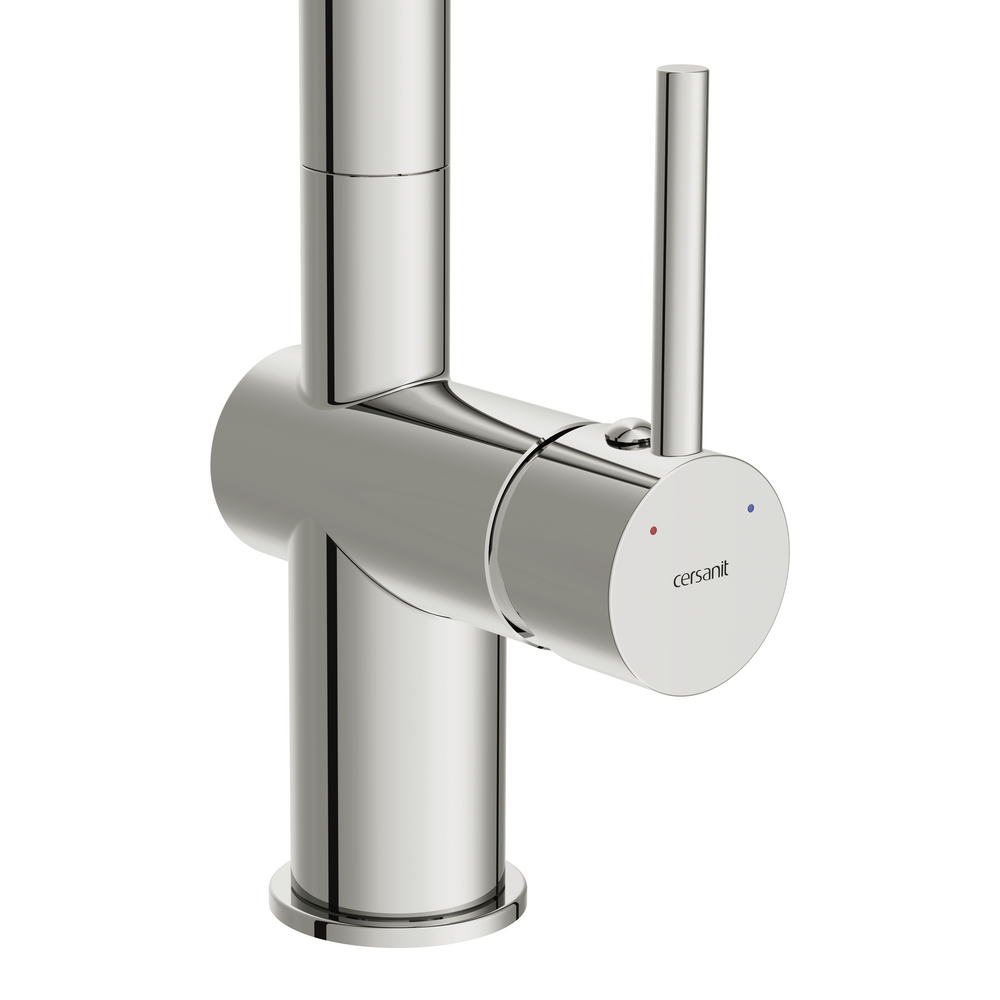 Смеситель для кухни FLAVIS с выдвижным изливом два режима хром