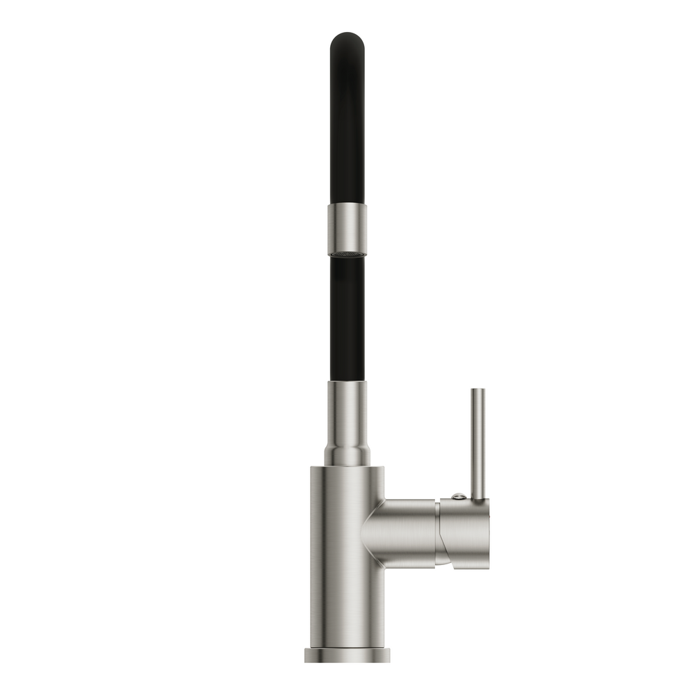 Смеситель для кухни MELAR с гибким изливом сатин