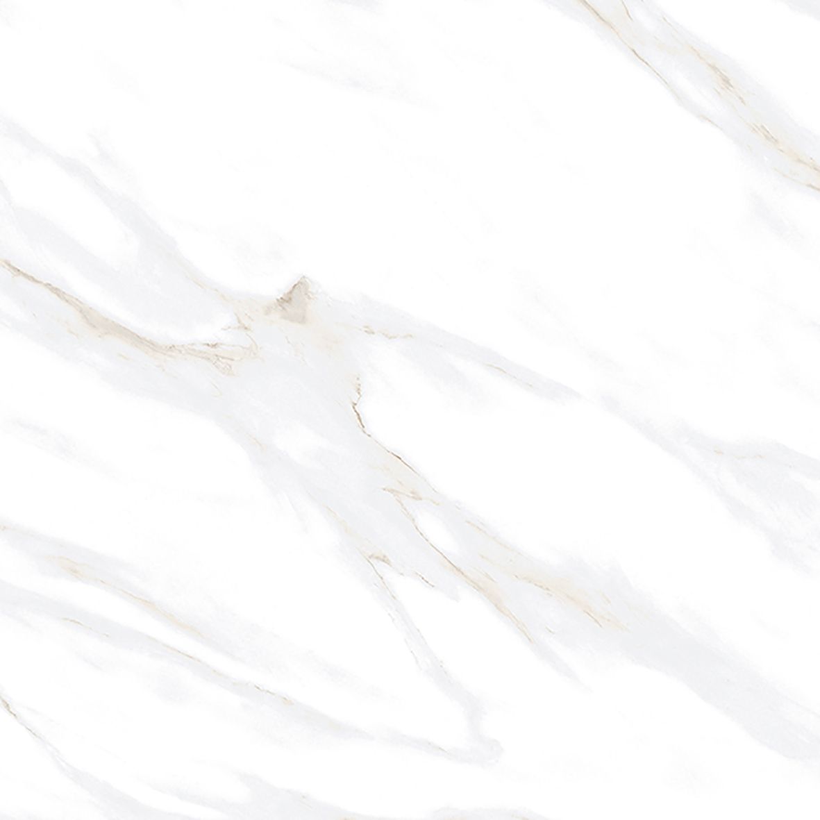 Calacatta Clarity Gold Керамогранит белый 80х80 Полированный