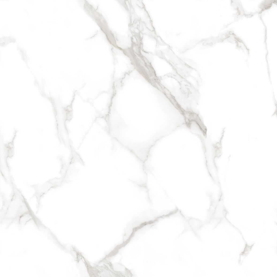 Statuario Perfect Silver Керамогранит белый 80х80 Полированный