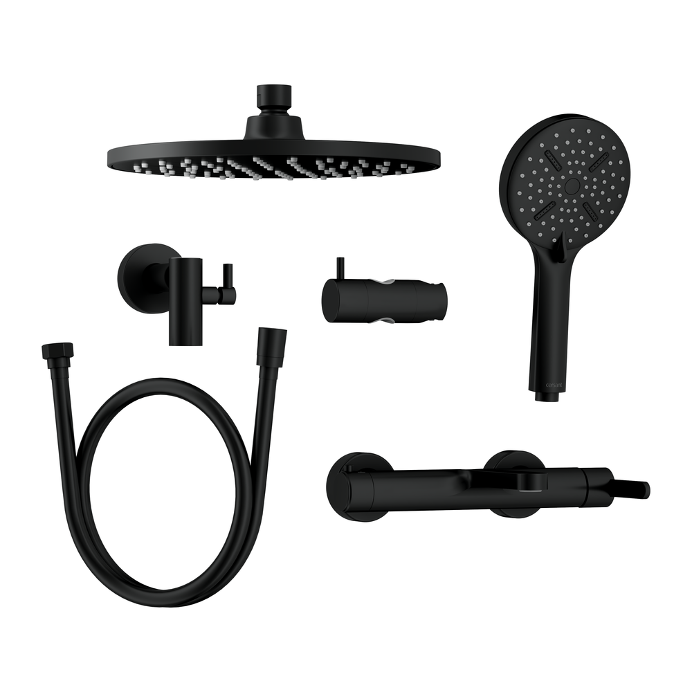 Душевая система OLIVA черный